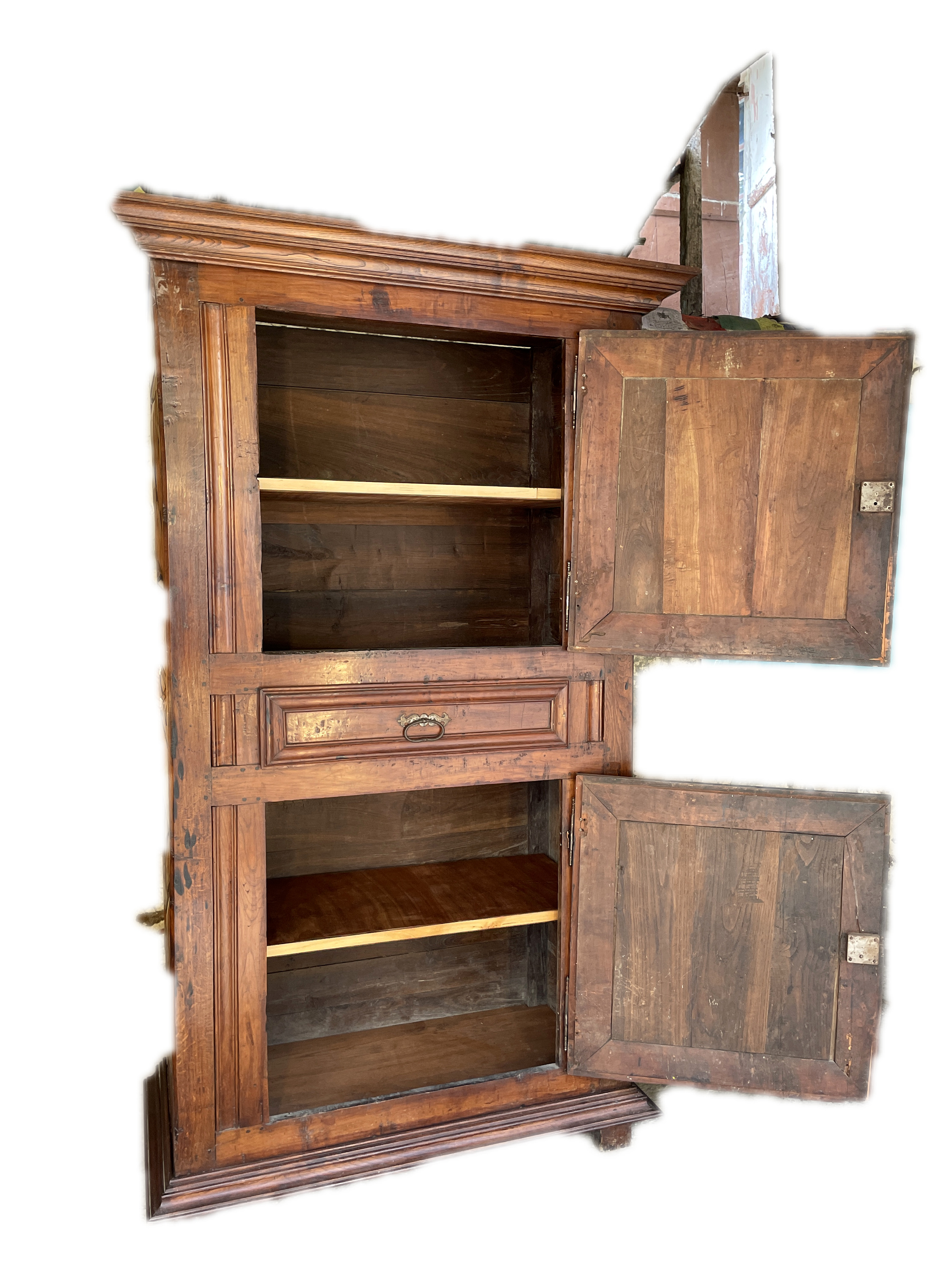 Armoire Louis XIII — 17th-Century Solid Oak, Pointes de Diamant — photo 3