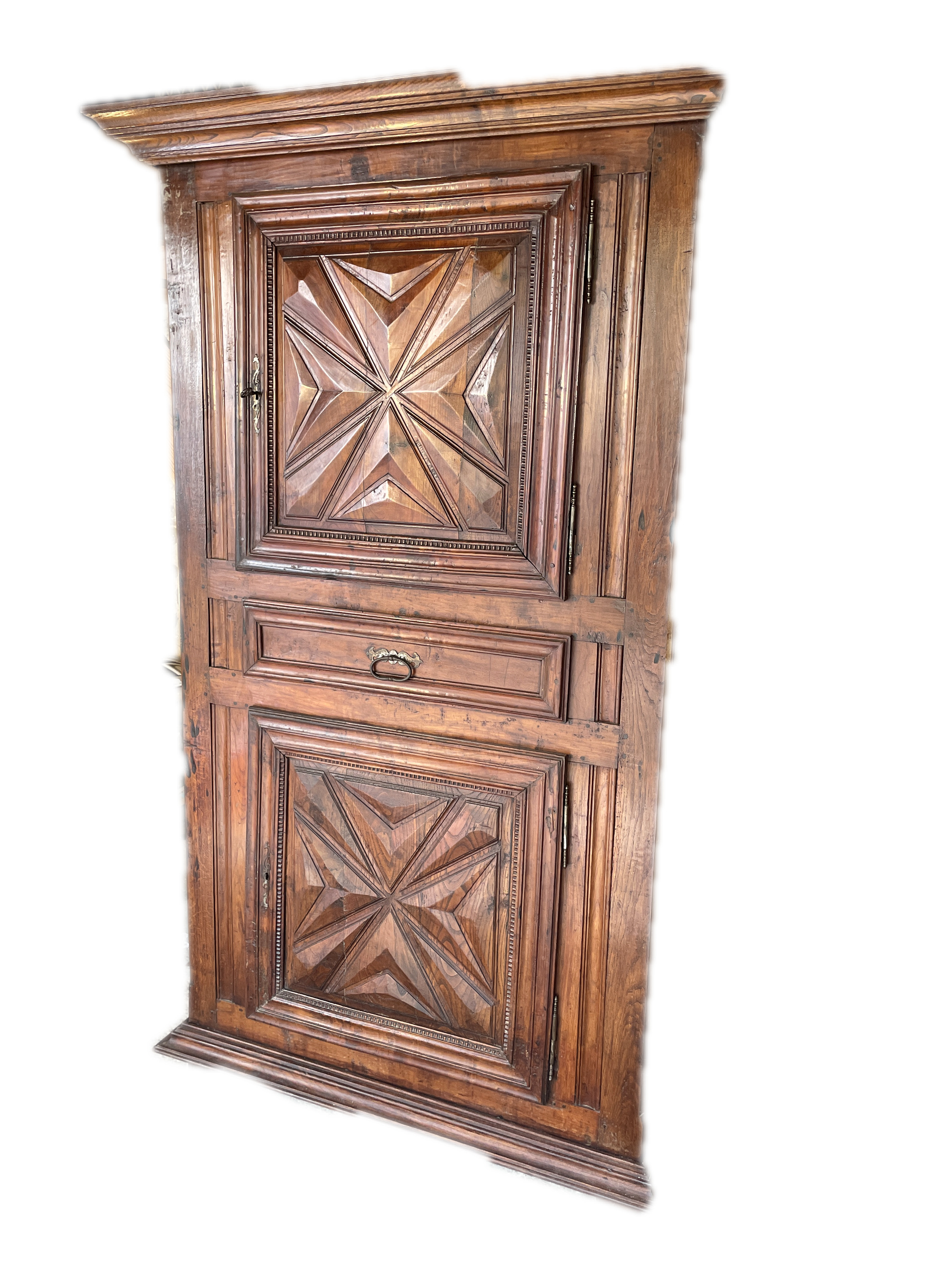 Armoire Louis XIII — 17th-Century Solid Oak, Pointes de Diamant — photo 4