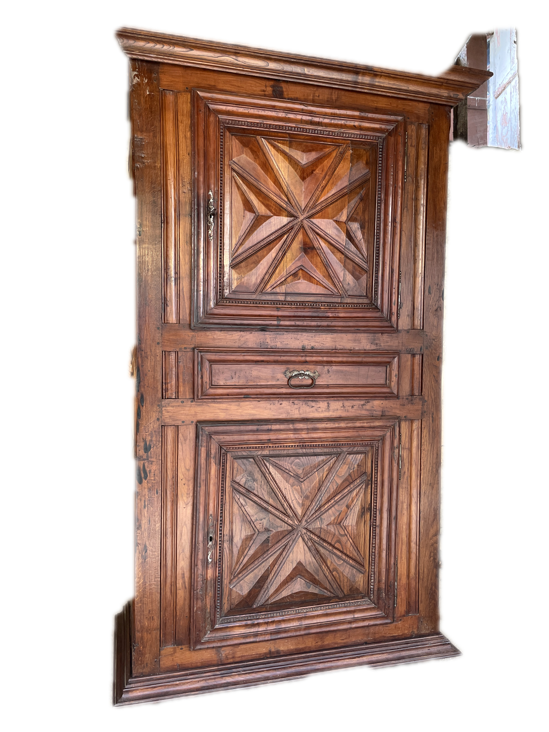 Armoire Louis XIII — 17th-Century Solid Oak, Pointes de Diamant — photo 5