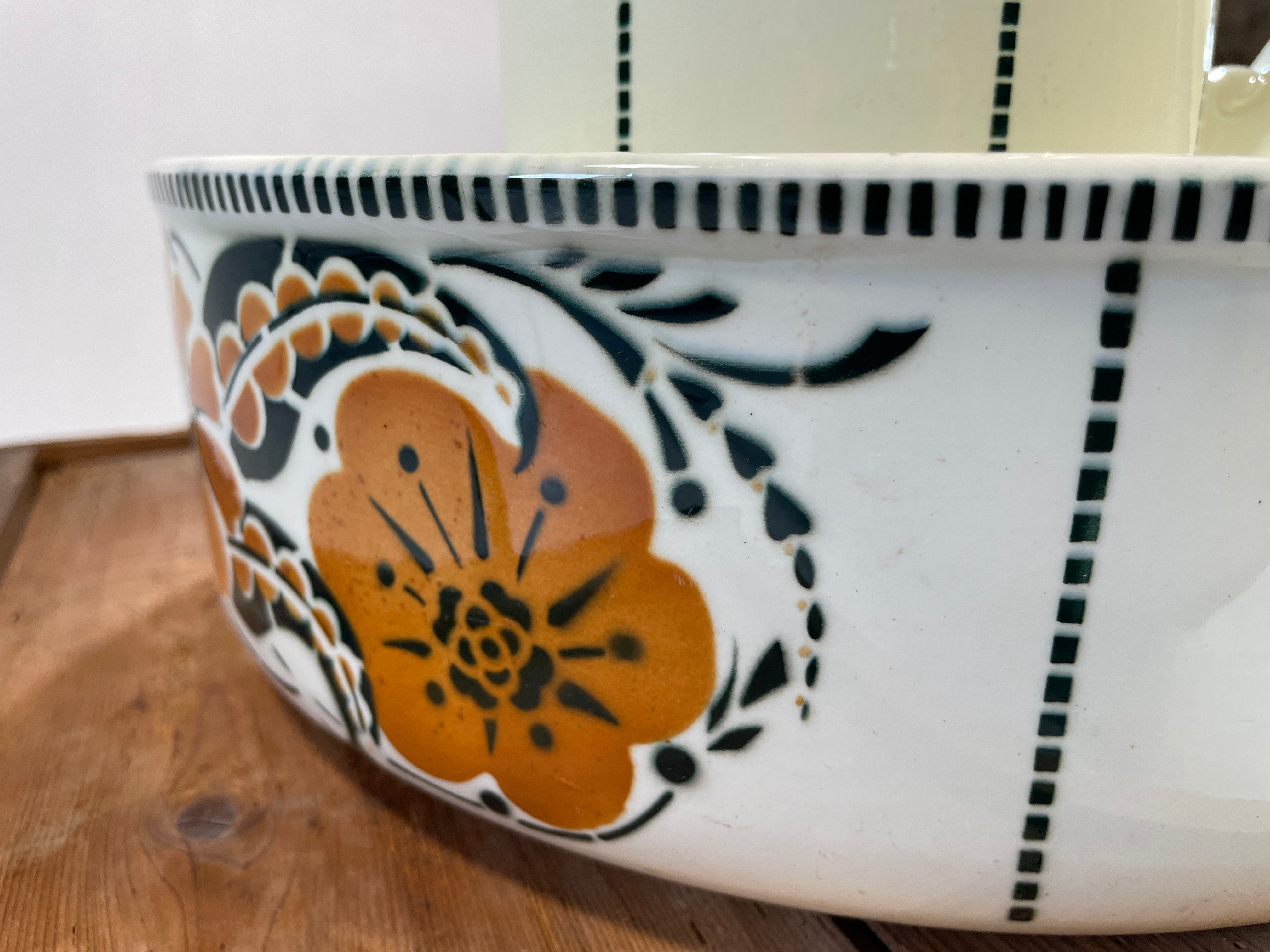 Vintage Wash Basin & Pitcher by St. Amand — photo 10