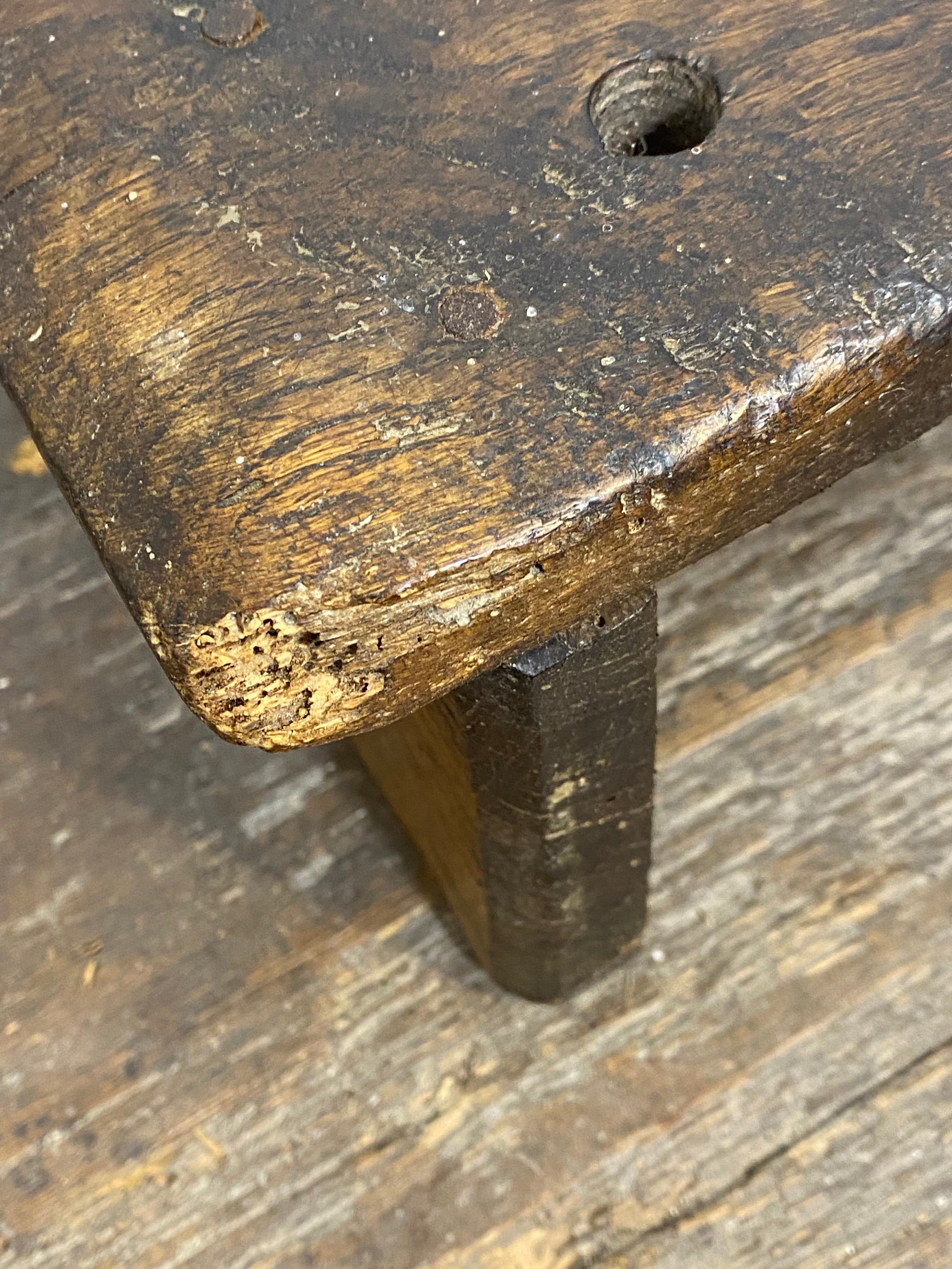 Antique Wooden Foot Warmer with Vent Holes – Rustic 19th-Century Charm — photo 5