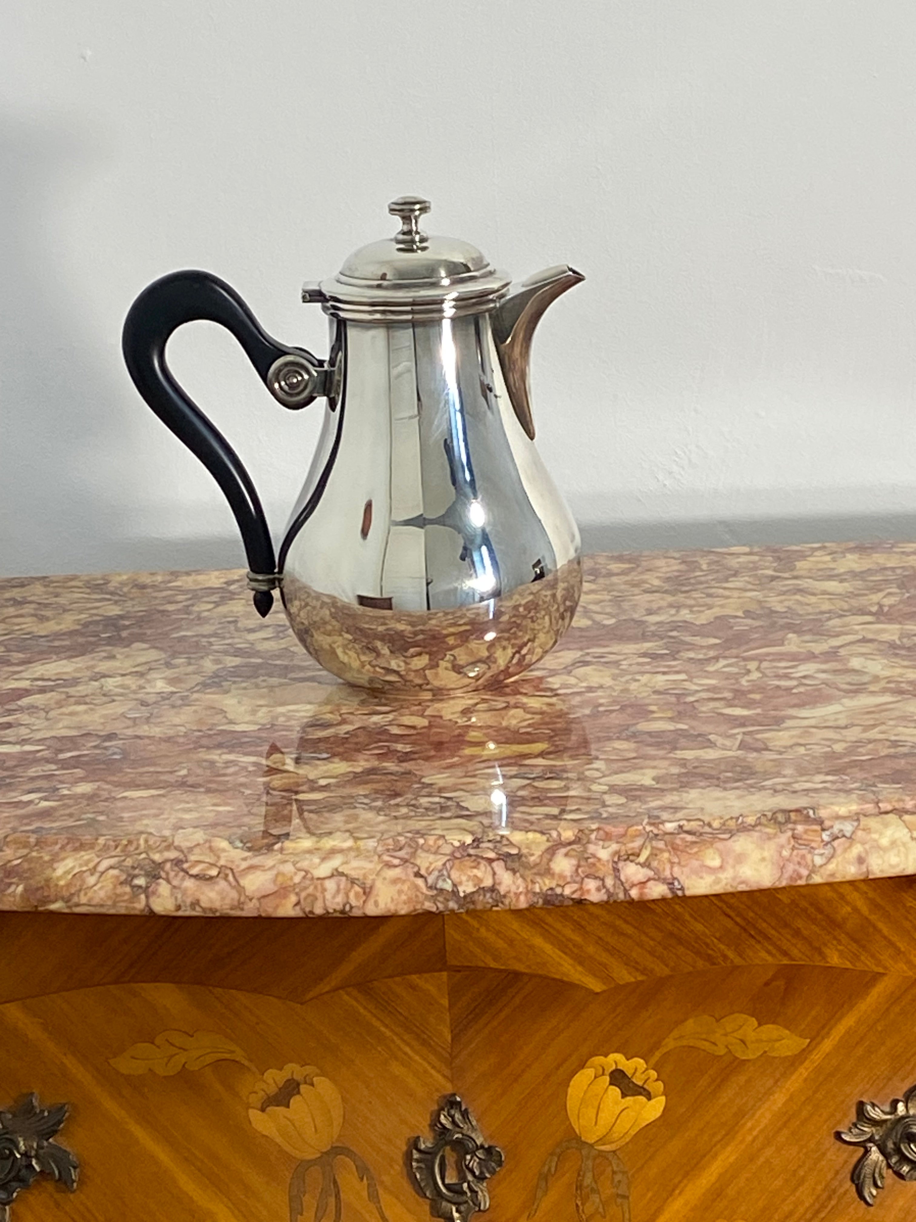Saint Hilaire Silver-Plated Teapot with Ebonized Handle — photo 3