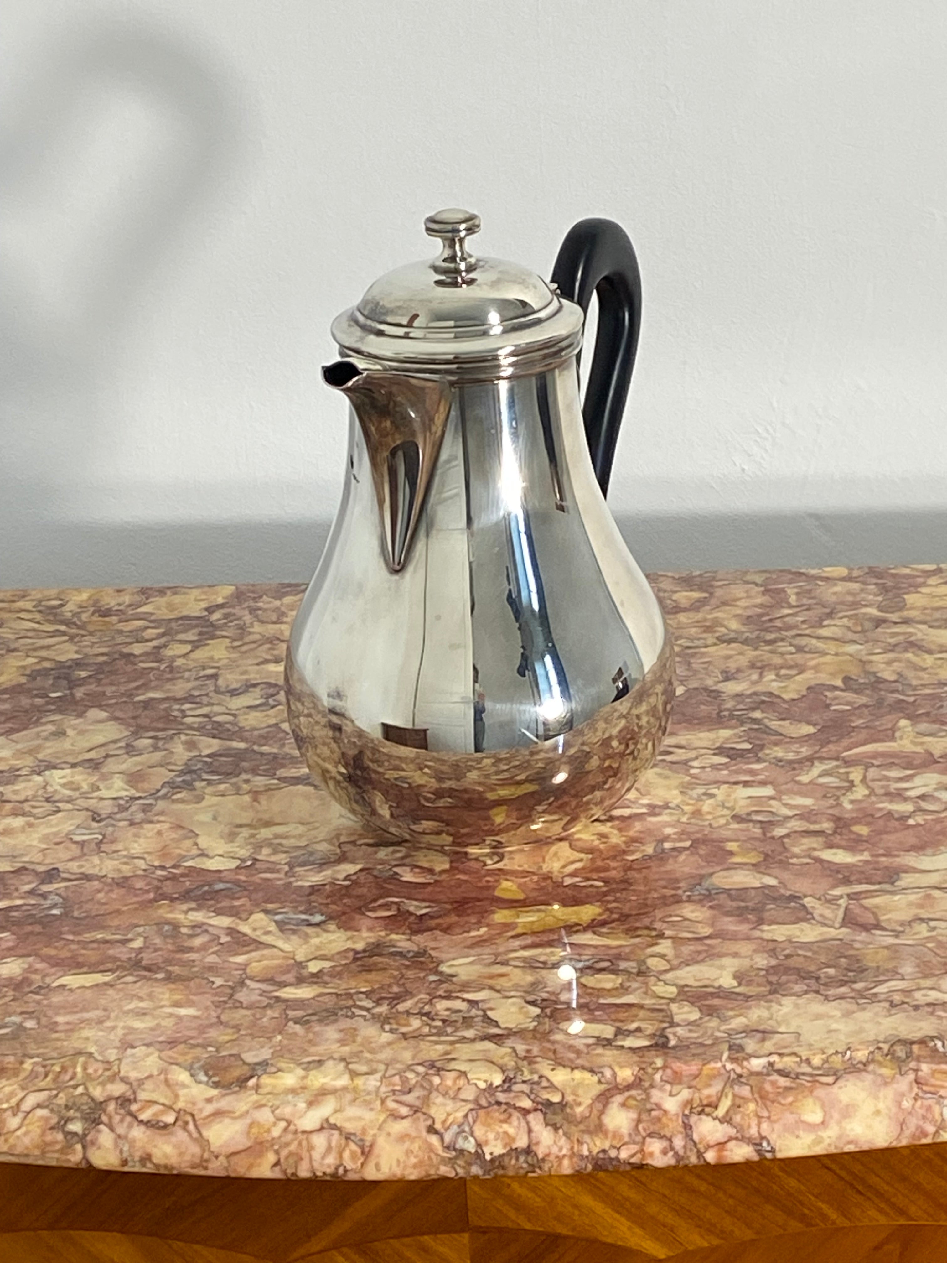 Saint Hilaire Silver-Plated Teapot with Ebonized Handle — photo 2
