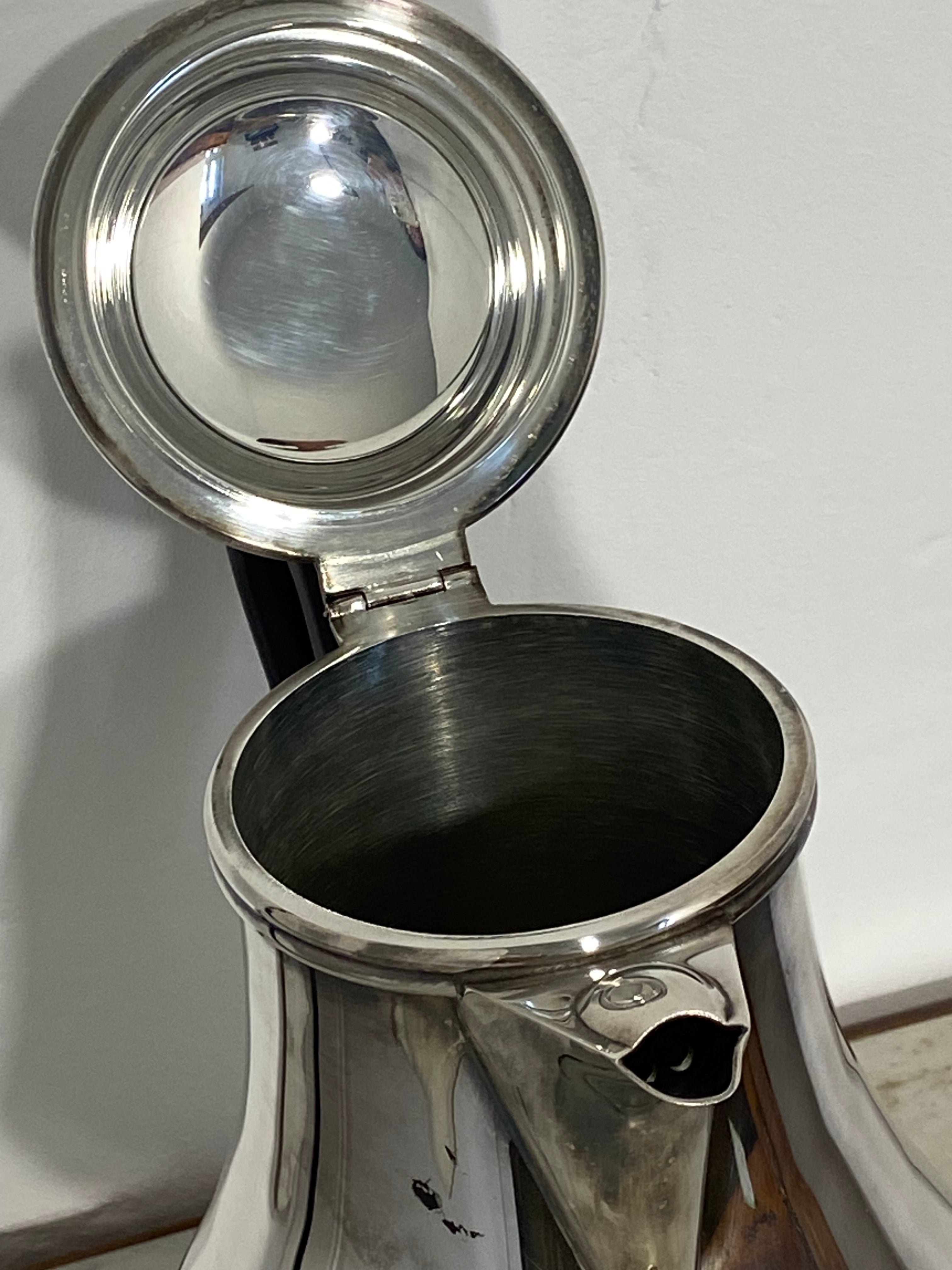 Saint Hilaire Silver-Plated Teapot with Ebonized Handle — photo 9