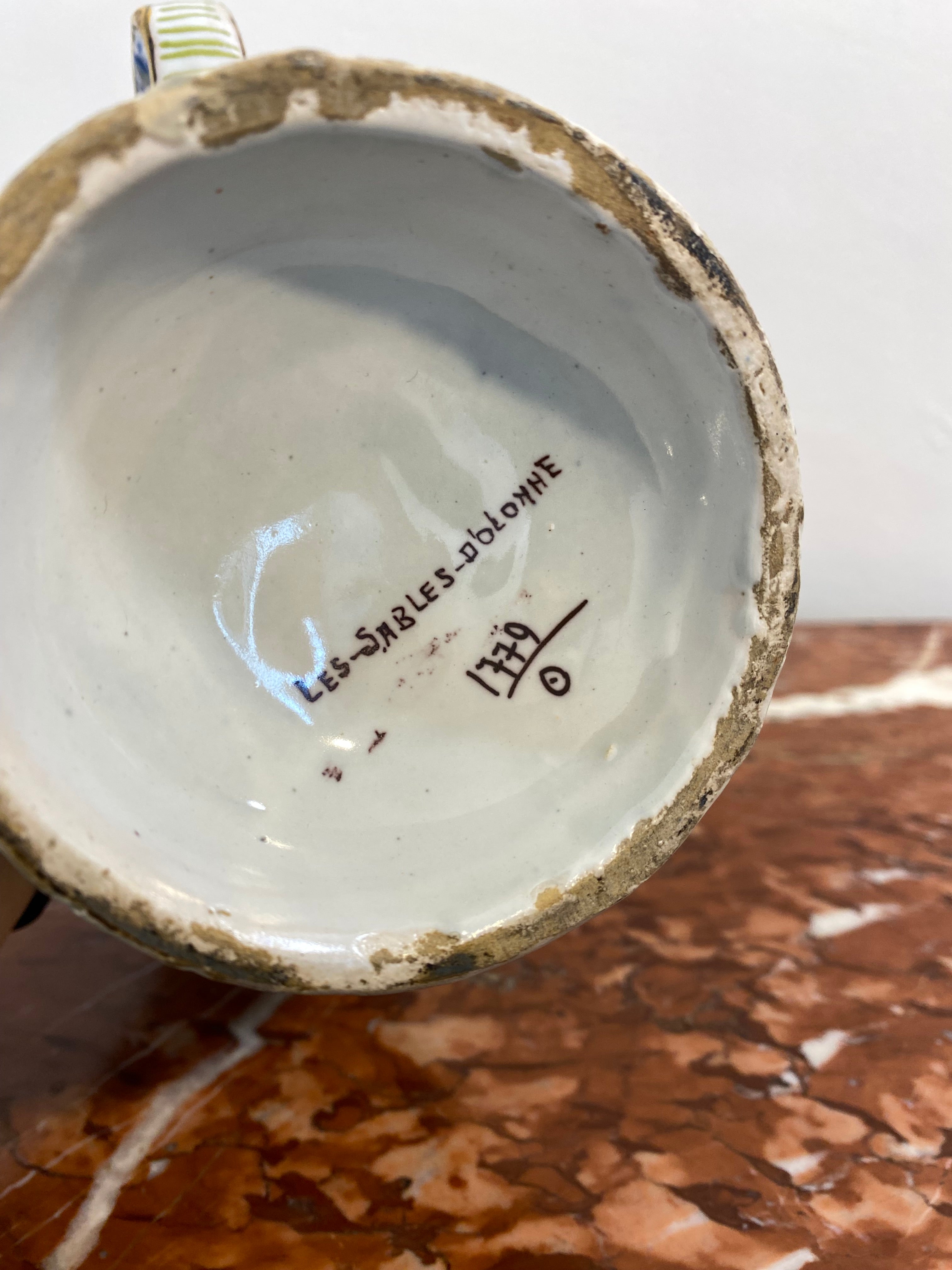 French Faience Vase De Desvres, Les Sables d'Olonne, Late 19th Century — photo 10