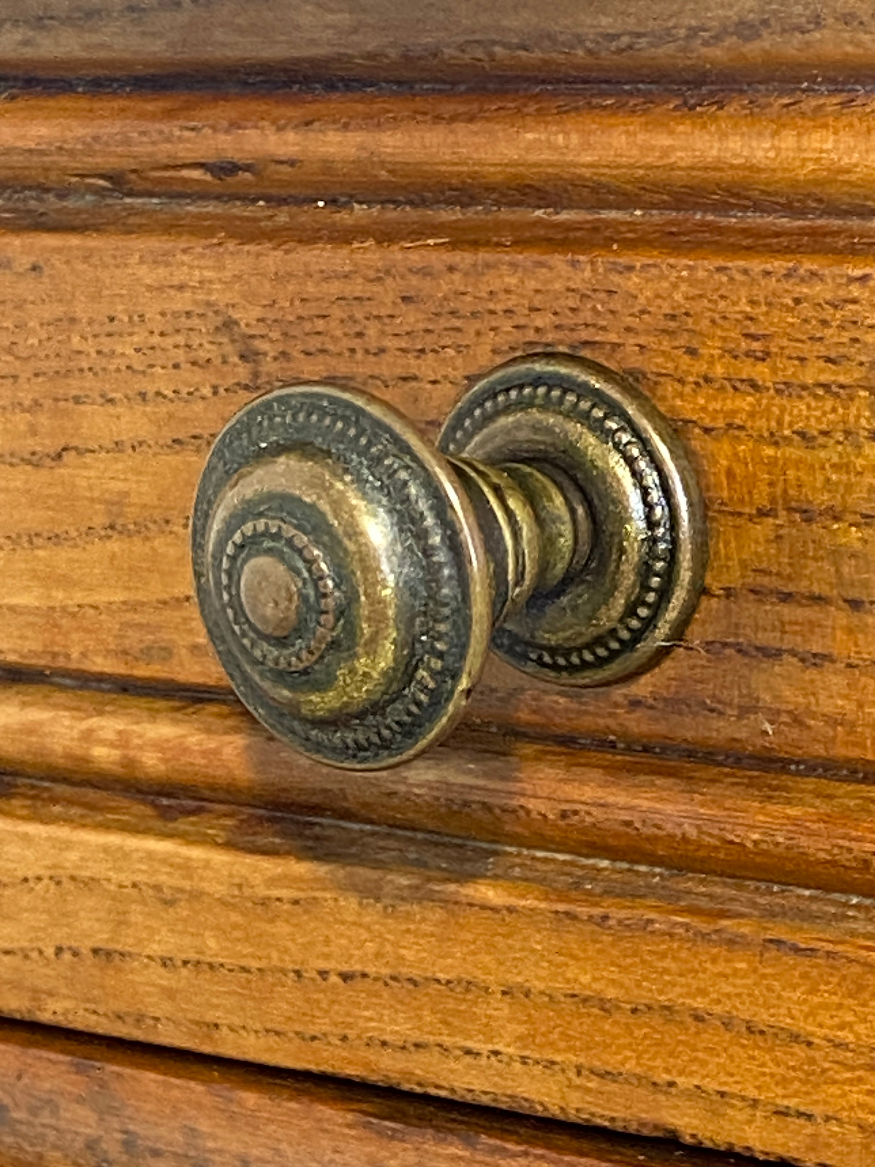 French Provincial Marble-Topped Cabinet with Ceramic Lining — photo 6