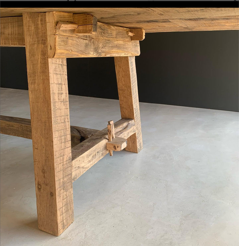 Handcrafted Farmhouse Table by Studio B3KM – Made to Order, Any Size — photo 4